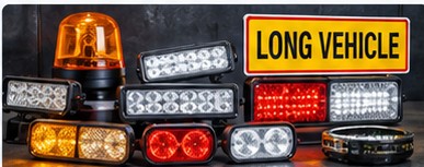 Vehicle lighting and safety signage