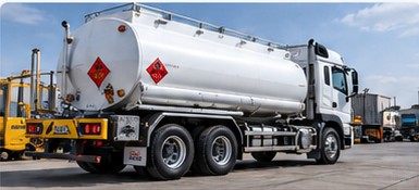 Tanker truck parts and loading equipment